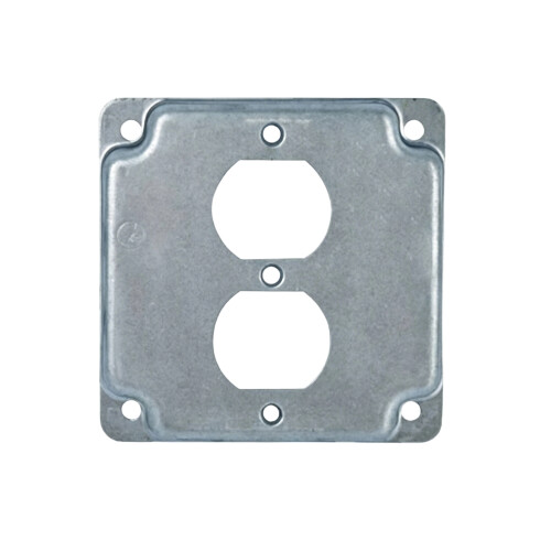 Receptacle Electrical Box Cover Plate Vervanging 4x4Inch-B