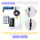 Computer Desktop  Button with Dual USB Port Desktop Host External Start Button Paste Type Swich 4