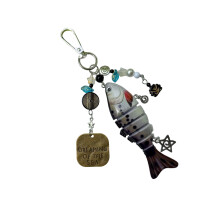 Modieuze accessoiresleutelhanger met fonkelende kralen-patroon C