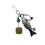 Fashionable Accessory Keychain with Sparkling Beads-pattern C 1