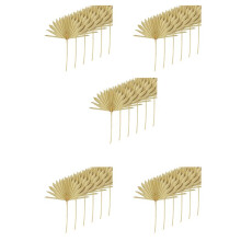 30 Piezas Grandes Hojas de Palma Secas Abanicos de Palma Secos Naturales Ramo de Flores Secas Decoraciones de Boda Hojas de Palma de Abanico Secas