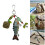 Long Fish Shaped Keychain Easy Carry with Fun-pattern B 3