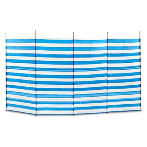 5 Pole Windbreaker Camping Beach Lakescape Wind Break Sun Shade