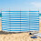 5 Pole Windbreaker Camping Beach Lakescape Wind Break Sun Shade 2