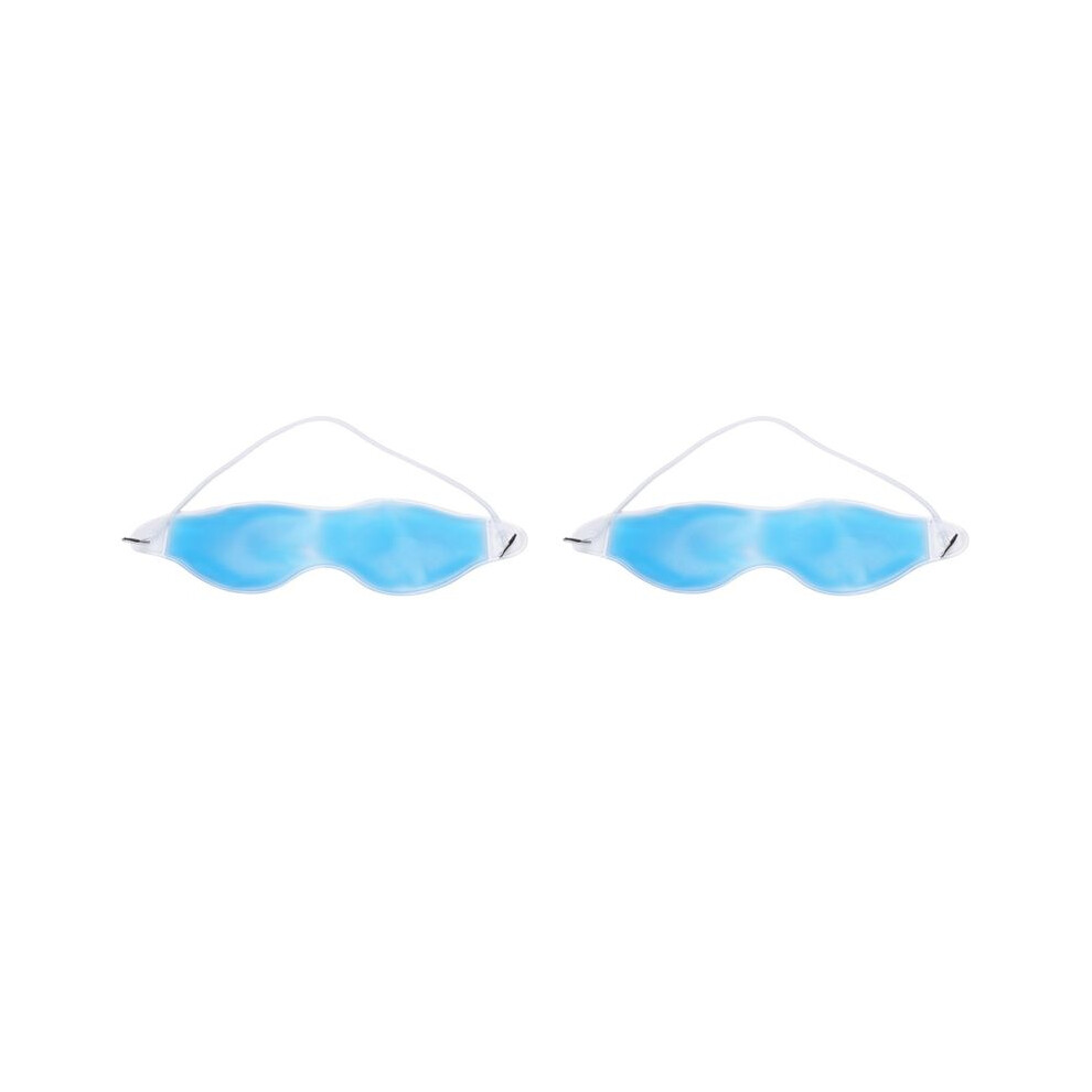 2X Soothing Eye Mask Relaxing Headache Relief Ice Cold Cooling Gel Tired Eyes Pad