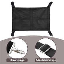 Horse Stall Guard Barn Protective Fence for Tack Rooms, Horse Trailers, with Adjustable Length Straps, 27" L, 1 Pcs