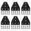 6Pcs 4040 Series Aluminum Corner Bracket T-Shape Connector with Hardware Kit for DIY Projects 1