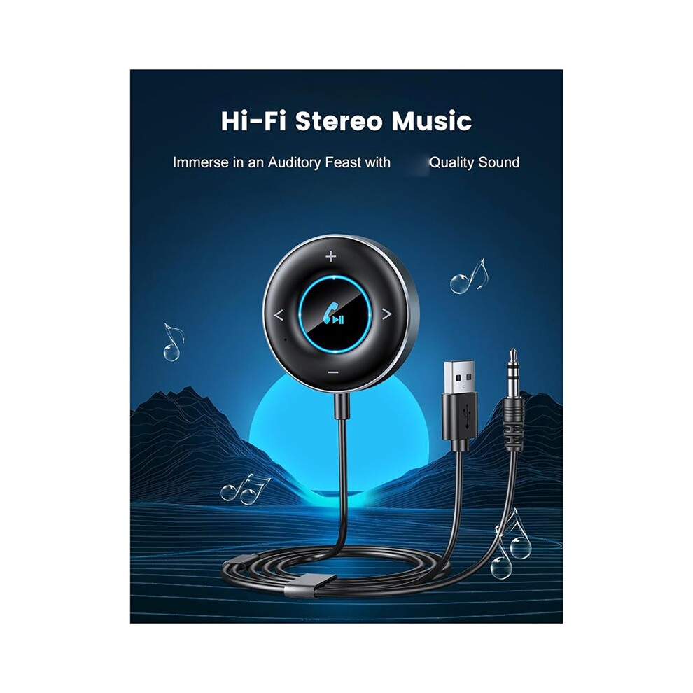 5.3 Receiver Home Stereo Wired Headphone Adapter 3.5Mm Aux Audio Usb Adapter 6032573697398