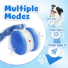 Interactief Speelgoed voor Katten en Honden, Automatisch Rollende Bal met Touw, Speelgoed voor Zelfvermaak en Tegen Verveling