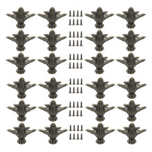 20Pcs Alloy Furniture Feet Metal Cabinet Legs Retro Design Legs