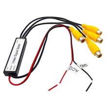 Video Booster Amplifier Splitter 1 Input 3 Output Video Signal