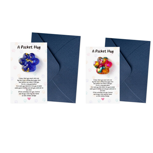 Memorial Tributes Gift Set Honoring Deceased Pet With-color 1