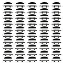 Pack of 50 Plastic Furniture Connectors Invisible Fasteners-P18