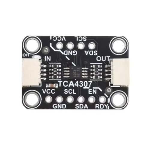 TCA4307 Hot-Swappable I2C Buffer Module Compatible with Stemma QT Qwiic Header Pins Without Soldering