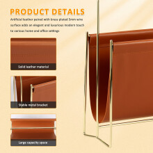 Magazine Rack Newspaper Storage Rack Home Sofa Corner Storage Bookshelf for Books Magazines Newspapers Letters Office