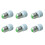 6X E27 to GU10 Extend Base LED CFL Light Bulb Lamp Adapter Converter Screw Socket 1