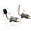Pince de cloche en métal réglable, support de-Support suspendu 4