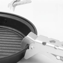 5-Piece Non-Stick Camping Cookware Set with Kettle, Ideal for Outdoor Cooking and Camping Adventures, Easy to Clean