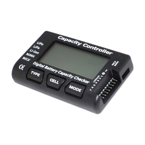 Digital Battery Meter Battery Capacity Check with LCD Screen for