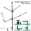 1/4 ST-01 Bracket Flexible Foldable Desk Mount Stand Ballhead Adapter for Fill Light LED Ring Light Camera Smartphone 4