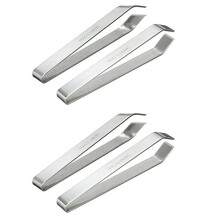 (4Pcs) Fish Bone Stainless Steel Professional Fish Tweezers, Kitchen Seafood Tool