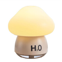 Mushroom Humidifier Lamp with 8 RGB Colors Lights,Rechargeable ,with Two Spray Modes,Touch Night Light