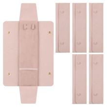 6 Pcs Necklace Travel Case No- Necklace Pouch Travel Jewelry Organizer Bridesmaid Gifts Necklace Storage Bag,C