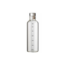 500ml Glass Sport Water Bottle with Scale Portable Water Container Sealed Brewing Wine Bottle Water Bottle