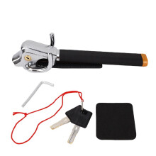 Folding Car Steering Wheel AntiTheft Securaty 3Direction Airbag Lock with Keys Car Steering Wheel Lock