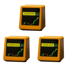 3X pour NerdMiner BitCoin, Affichage des Stocks de Crypto-Monnaie, Taux de Change, Suivi des Prix, Ticker Météo, Horloge C