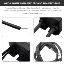 Neonowy Znak śWietlny Elektroniczny Zasilacz Transformatora Hb-C02Te 3Kv 30Ma 5-25W Pasuje do Dowolnych RozmiaróW Szklanego Neonu