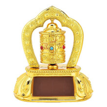 Solar Prayer Wheel, Car Prayer Wheel Solar Power Tibetan Buddhist Prayer Wheel Car Decoration