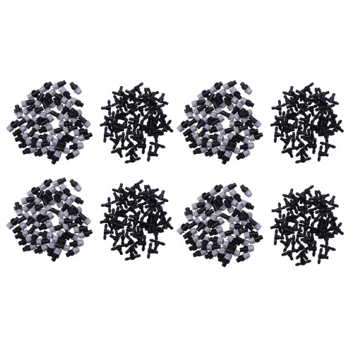 200Pcs(100 Pairs)Garden Irrigation Kit Adjustable Atomization Dripper Atomization Connection Tee Drip Irrigation Kit 1