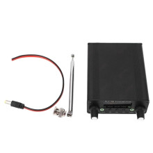 Stereo FM Transmitter 76-108MHz 5W FM Broadcast Transmitter Long Range FM Radio Station with Mic Sound Jack
