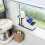 Modern Iron Cup Rack For House Kitchen Office Holds 50-White 2