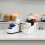 Modern Iron Cup Rack For House Kitchen Office Holds 50-White 3