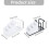 Modern Iron Cup Rack For House Kitchen Office Holds 50-White 5