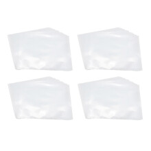 120 Buste Scoperte Piatte 6,7 Maniche Esterne Nel Plastica per Dischi Rigidi Nel Vinile per 12 Pollici Double