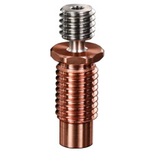 Voll Metall Bi-Metall V6-TCrazy Heatbreak Titan & Kupfer 3D Drucker DüSe Bimetall Hals für 1,75 Mm V6 Hotend Heizung