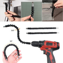 2set Flexible Drill Extension Hex Shank Drill Nut Driver Bit Set, 6Pcs Universal Socket Adapter Set, Screwdriver Bit Set
