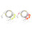 Night Visible Floating Fishing Rigs Float Bobbers With-Yellow 4