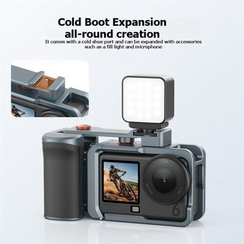 Street Grip Handle Expansion Frame for  Action 6 Handle Grip Quick Release Rabbit Cage Action Camera Accessories 1