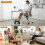 Ergonomic Adjustable Under Desk Foot Rest with Massage Rollers, 6-Level Height Adjustment for Home Use 7