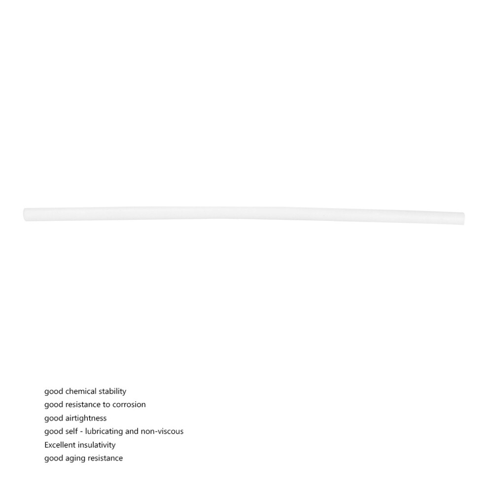 Ptfe Rod 15Mm Dia 500Mm Length White