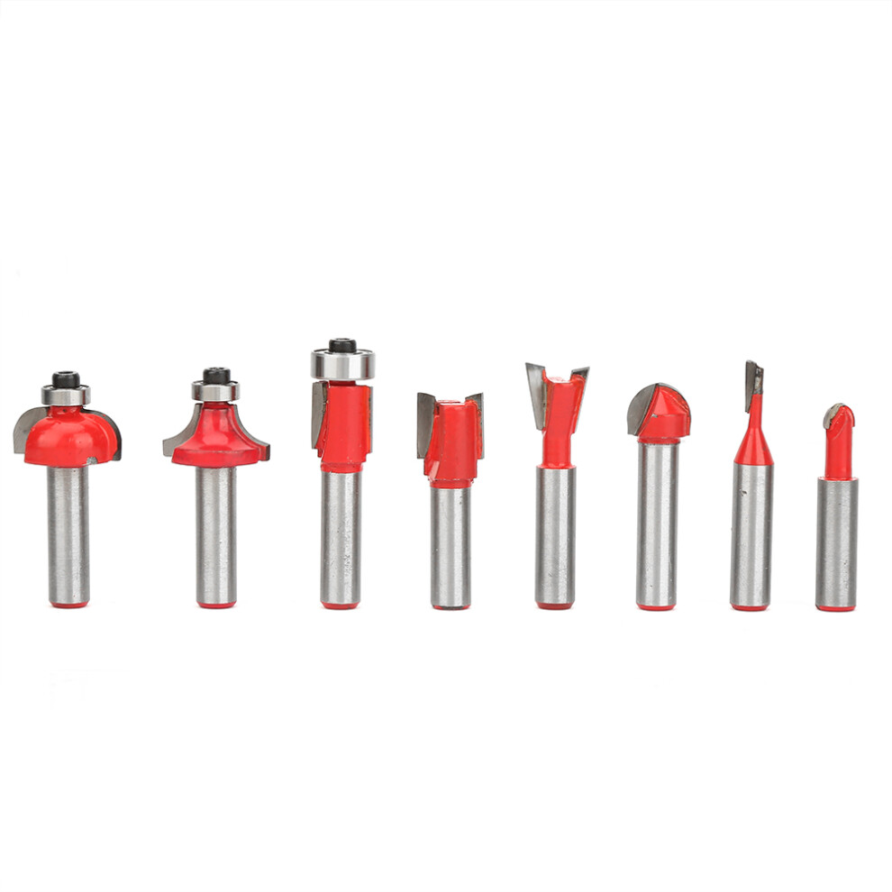 Woodworking Router Bits 15pc 8mm Shank Set