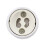 12x E27 to GU10 LED Light Socket Adapter Socket Adapter Lamp Bulb Converter White 6
