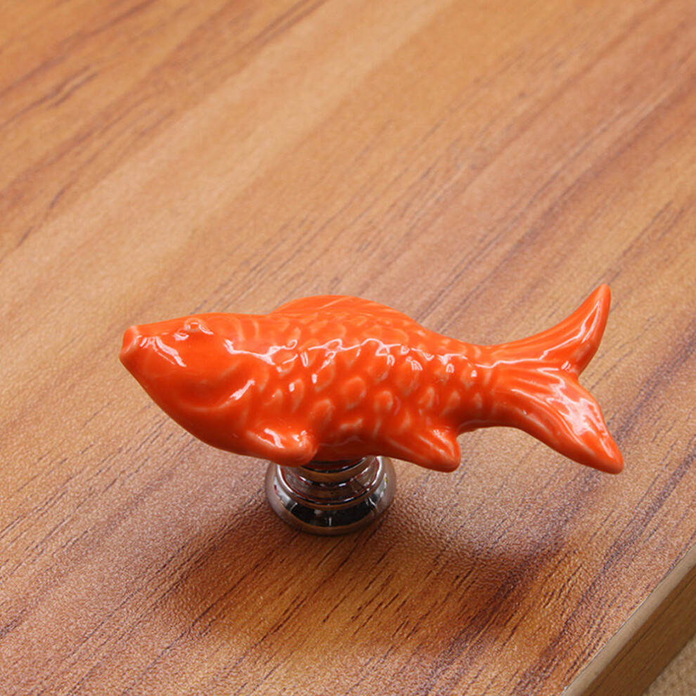 Zinc Alloy Fish Cabinet Knob
