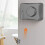 Wall-Mounted Invisible Retractable Clothesline Adjustable Clothesline Clothes Drying Rack Storage Black 6