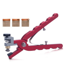 3X Pinza da Taglio per Cinturini Nel Pelle per Cinturini per Fissare I Fermi Pinza per Attrezzi Manuali con Barra Un Molla Rossa Dritta