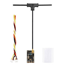 2,4 GHz ELRS-Ontvanger met T-Antenne, Module met Lage Latentie, -Ontvanger voor FPV-Races en FPV over Lange Afstand